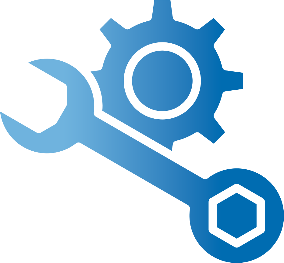 blue tools icon